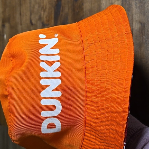 Dunkin' Orange Bucket Hat Reversible - Picture 4 of 4